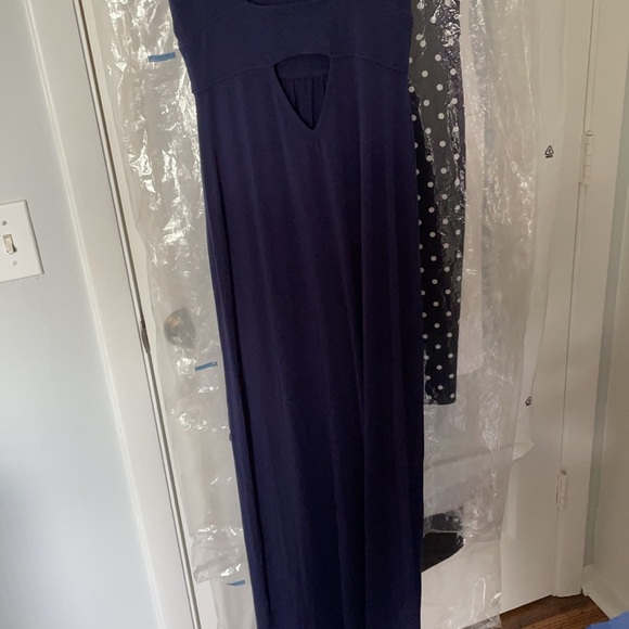 NWOT TART NAVY BLUE MAXI DRESS - Picture 7 of 7